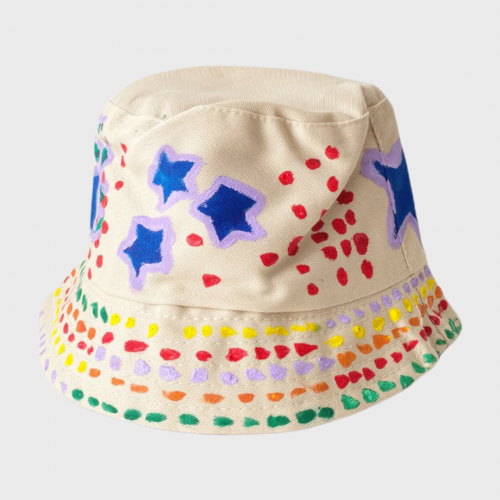 Hand Painted Floppy Hat
